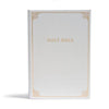 CSB Family Bible, White Bonded Leather Over Board: Holy Bible - Bonded Leather