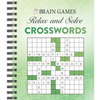 Brain Games - Relax and Solve: Crosswords (Green) - Spiral