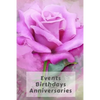 Events Birthdays Anniversaries: Be Creative, Plan in Advance. Never Forget Weddings, Birthdays, Annual Events, Special Dates, Anniversaries, Important - Paperback