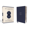 Niv/NVI Bilingual Bible, Revised Text 2022, Leathersoft, Navy / Niv/Nvi, Biblia Bilingüe, Revisión 2022, Leathersoft, Azul Añil - Leather