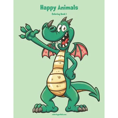Happy Animals Coloring Book 1 - Paperback