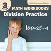 3rd Grade Math Workbooks: Division Practice Math Worksheets Edition - Paperback