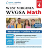 West Virginia General Summative Assessment Test Prep: 4th Grade Math Practice Workbook and Full-length Online Assessments: WVGSA Study Guide - Paperback