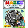 Mazes for Kids Ages 8-12 Solutions Included: Maze Activity Book 8-10, 9-12, 10-12 year old Workbook for Children with Games, Puzzles, and Problem-Solv - Paperback
