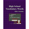 Whimsy Word Search, High School Vocabulary Words - Daily Calendar - in ASL - Paperback