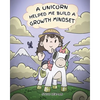 A Unicorn Helped Me Build a Growth Mindset: A Cute Children Story To Help Kids Build Confidence, Perseverance, and Develop a Growth Mindset. - Paperback