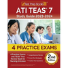 ATI TEAS 7 Study Guide 2023-2024: 4 Practice Exams and TEAS Test Review Book for Nursing Entrance [2nd Edition] - Paperback