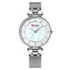 Women's Luxury Watches In Excellent Background And Zircon Designs Business Style Wristwatch Perfect Gift For Her