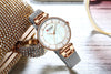 Women's Luxury Watches In Excellent Background And Zircon Designs Business Style Wristwatch Perfect Gift For Her