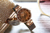 Women's Luxury Watches In Excellent Background And Zircon Designs Business Style Wristwatch Perfect Gift For Her