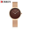 Women's Casual  Stainless Steel Watch With Knitted Bracelet Excellent Background Unique Design Perfect For Her