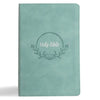 KJV Large Print Personal Size Reference Bible, Earthen Teal Suedesoft Leathertouch, Indexed - Imitation Leather