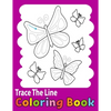 Trace The Line Coloring Book: trace and color books for kids-A Fun Cutting Practice Activity Book for Toddlers and Kids- Vol 2 - Paperback