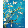 Vincent Van Gogh Planner 2021: Almond Blossom Painting Artistic Impressionism Year Organizer: January - December Large Dutch Masters Paintings Art Age - Paperback