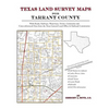 Texas Land Survey Maps for Tarrant County - Paperback