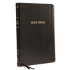 KJV, Thinline Bible, Large Print, Imitation Leather, Black, Indexed, Red Letter Edition - Imitation Leather