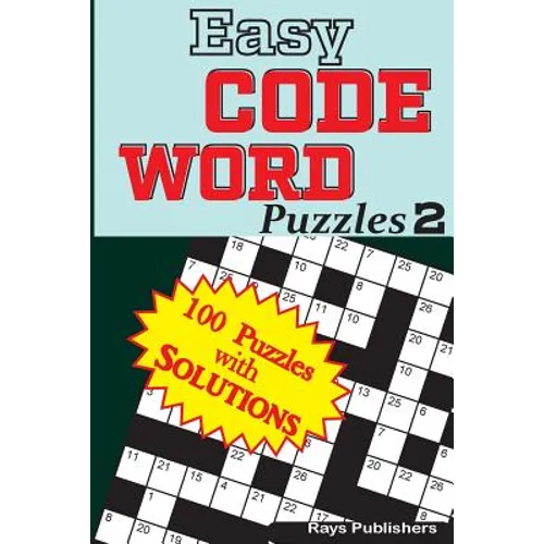 Easy CODE WORD Puzzles - Paperback