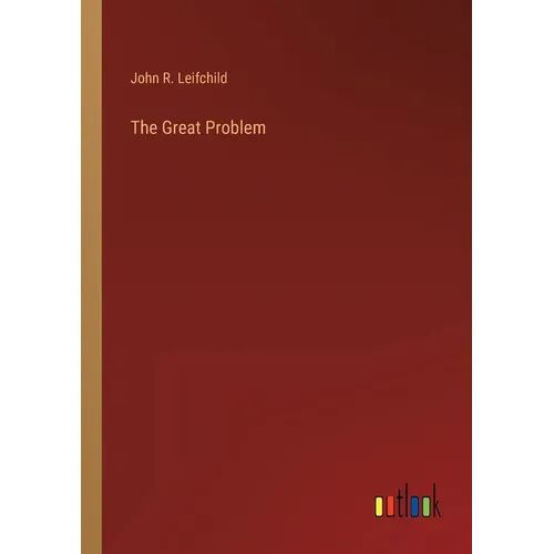 The Great Problem - Paperback