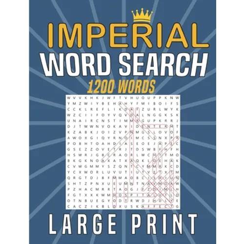Imperial words search large print: Word search grid with 1200 Words for searching, book Gift for adults or teens - Paperback