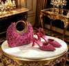Latest Italian Ladies Shoes and Bag Set EDS42