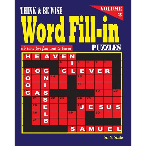 Think & be Wise Word Fill Ins, Vol. 2 - Paperback