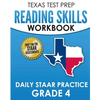 TEXAS TEST PREP Reading Skills Workbook Daily STAAR Practice Grade 4: Preparation for the STAAR Reading Tests - Paperback