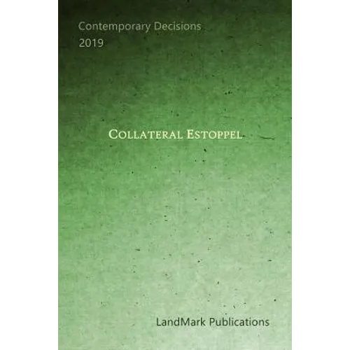 Collateral Estoppel - Paperback