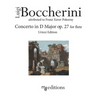 Boccherini Concerto in D Major op. 27 for Flute (Urtext Edition) - Paperback