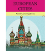 European Cities: Adult Coloring Book - Hardcover