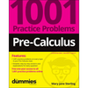 Pre-Calculus: 1001 Practice Problems for Dummies (+ Free Online Practice) - Paperback