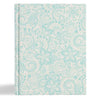 KJV Notetaking Bible, Blue Floral - Hardcover