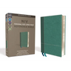 NIV, Personal Size Reference Bible, Large Print, Imitation Leather, Blue, Red Letter Edition, Comfort Print - Imitation Leather