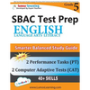SBAC Test Prep: Grade 5 English Language Arts Literacy (ELA) Common Core Practice Book and Full-length Online Assessments: Smarter Balanced Study Guid - Paperback