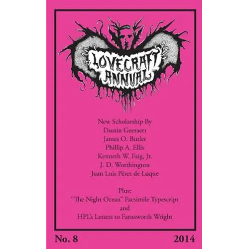 Lovecraft Annual No. 8 (2014) - Paperback