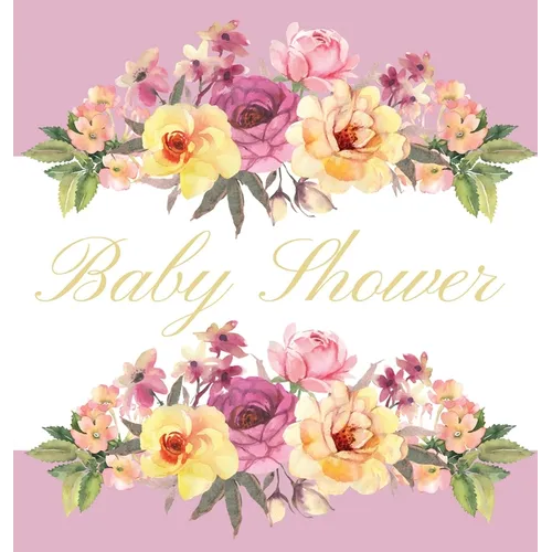Guest book for baby shower guest book (Hardcover): Baby shower guest book, celebrations decor, memory book, baby shower guest book, celebration messag - Hardcover
