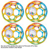 Soft Baby Grasping Rattle Ball | Sensory Development Toy with Bell for 0-24 Months