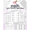 Math for kindergarten: Unicorn Math Activity Book For Kindergarten and First Grade Many Counting Skills Practice Missions Tracing Addition Cu - Paperback