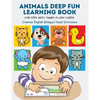 Animals Deep Fun Learning Book for Kids with Jumbo Flash Cards. Croatian English Bilingual Visual Dictionary: My Childrens learn flashcards alphabet t - Paperback