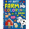 My Busy Farm Coloring Book - Paperback