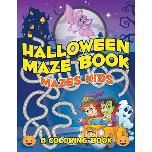 Halloween Maze Book: Mazes Kids - Paperback