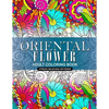 Oriental Flower Adult Coloring Book - Paperback