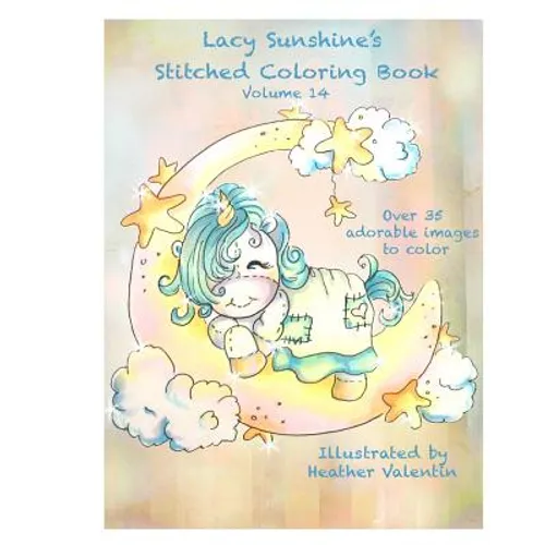 Lacy Sunshine's Stitched Coloring Book Volume 14 - Paperback