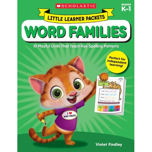 Little Learner Packets: Word Families: 10 Playful Units That Teach Key Spelling Patterns - Paperback