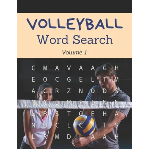 Volleyball Word Search (Volume 1): Large Print Puzzle Book for Teenage and Adult Volleyball Fans - Paperback