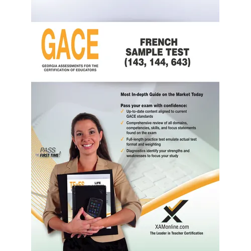 Gace French Sample Test 143, 144, 643 - Paperback