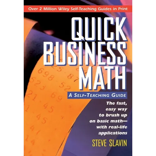 Quick Business Math: A Self-Teaching Guide - Paperback