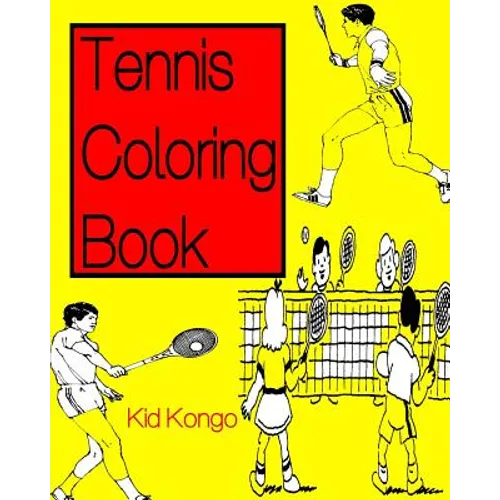 Tennis Coloring Book - Paperback