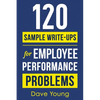 120 Sample Write-Ups for Employee Performance Problems: A Manager's Guide to Documenting Reviews and Providing Appropriate Discipline - Paperback