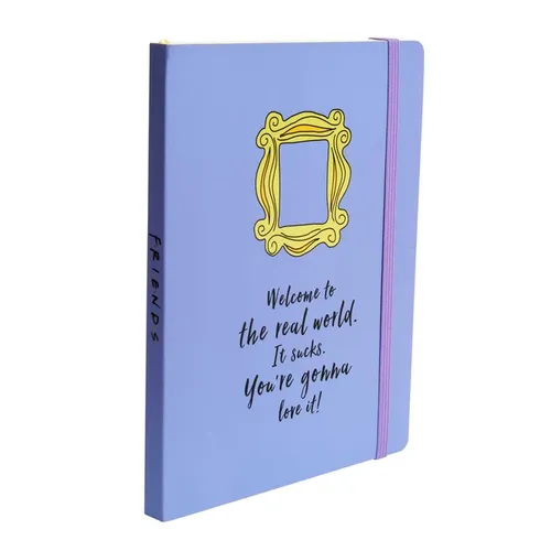 Friends: Yellow Frame Softcover Notebook - Paperback
