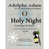 O Holy Night (Cantique de Noel) for Orchestra, Soloist and SATB Chorus: (Key of Bb) Full Score in Concert Pitch and Parts Included - Paperback